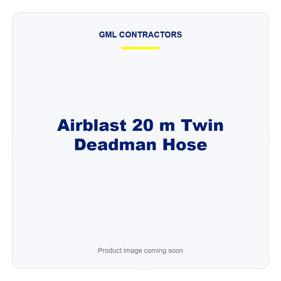 [AB-DM-HOSE20] Airblast 20 m Twin Deadman Hose