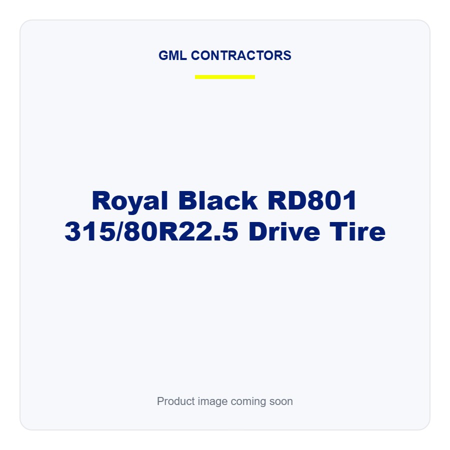 [RB-RD801-315] Royal Black RD801 315/80R22.5 Drive Tire