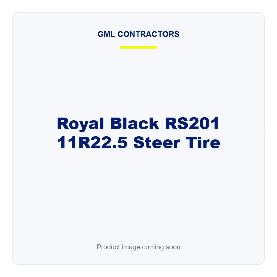[RB-RS201-11R225] Royal Black RS201 11R22.5 Steer Tire