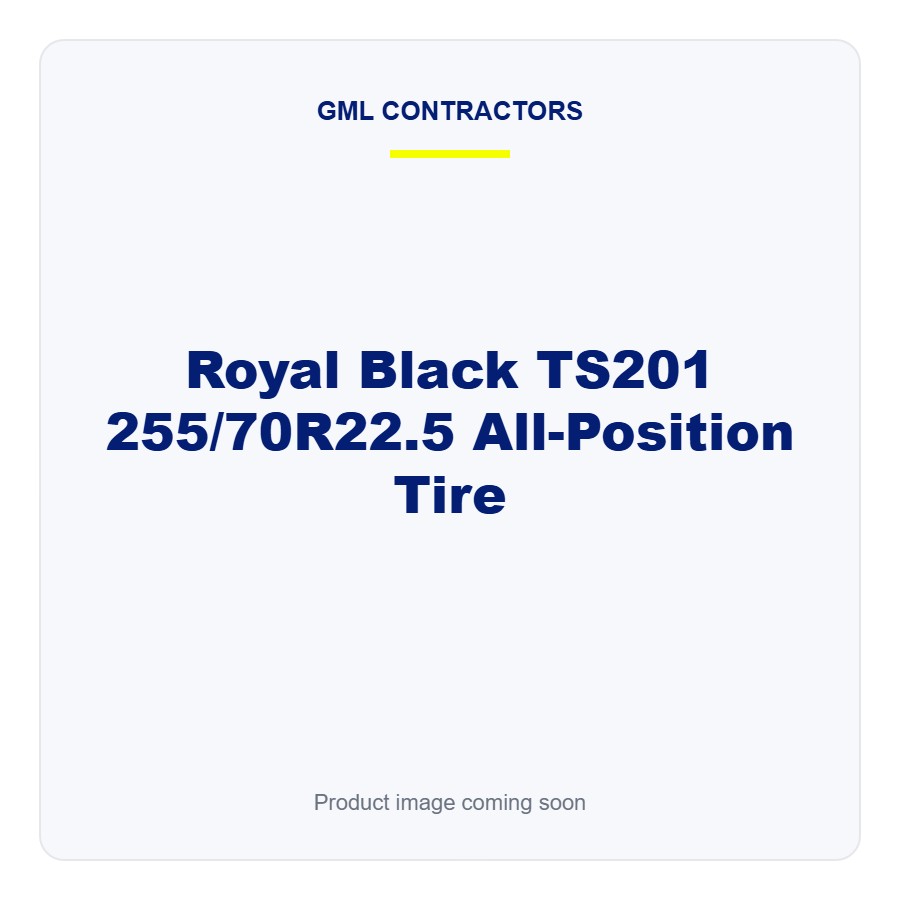 [RB-TS201-255] Royal Black TS201 255/70R22.5 All-Position Tire