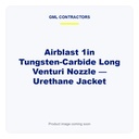 Airblast 1 in Tungsten-Carbide Long Venturi Nozzle — Urethane Jacket